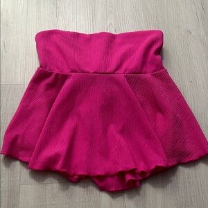 Papermoon Pink Strapless Top